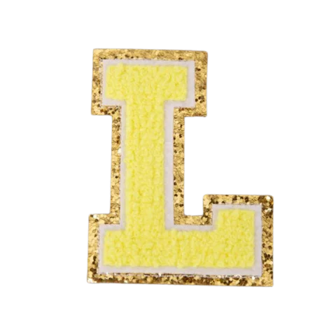 chenille letter patches