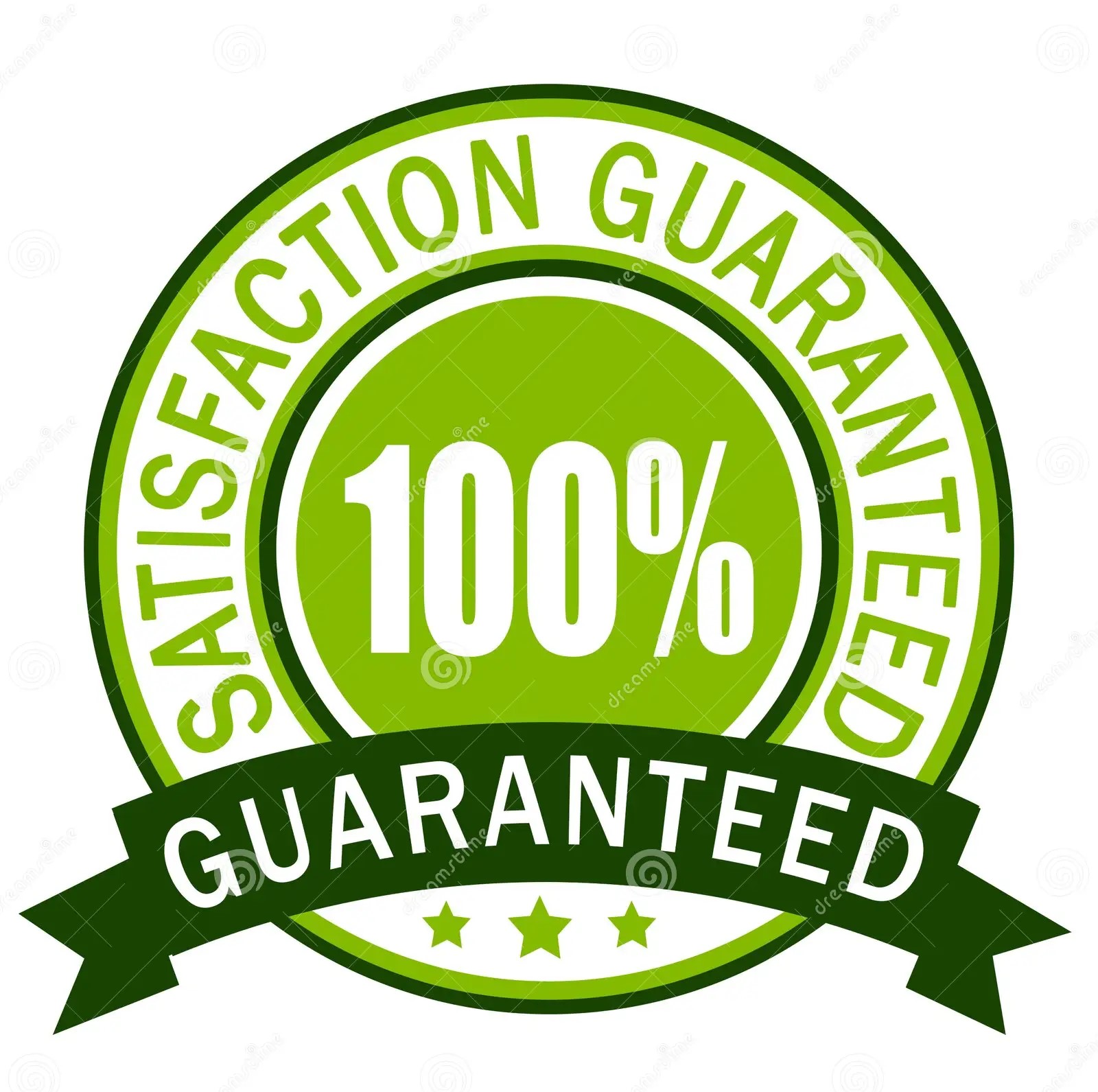 100% satisfication gureenteed
